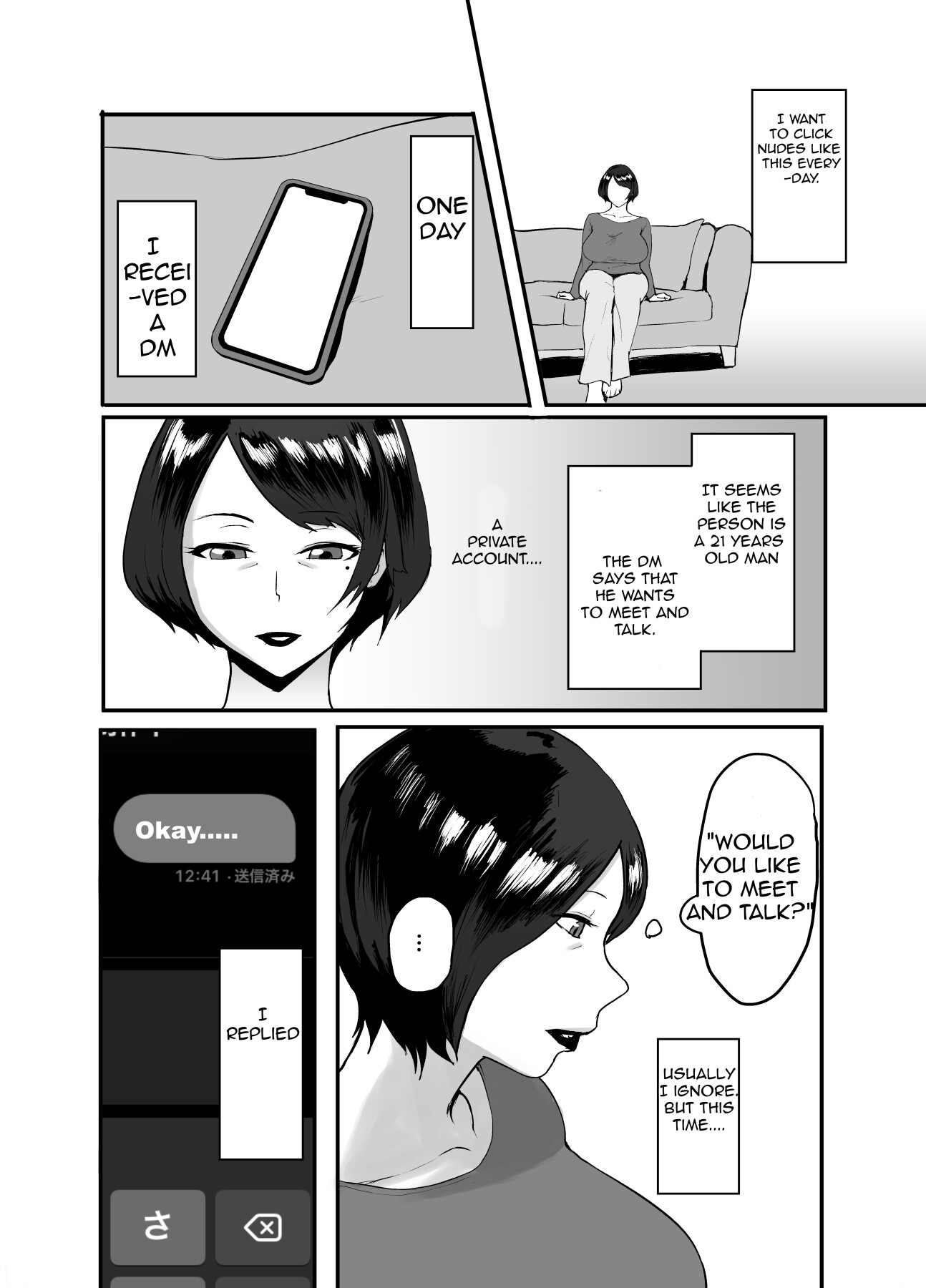 Hentai Manga Comic-Married Woman Eriko's Cheating Record-Read-8